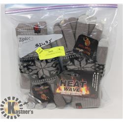 3PK LADIES HEATWAVE GLOVES