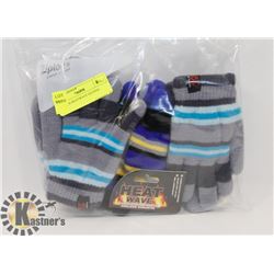 3PK KIDS HEATWAVE GLOVES