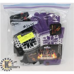 3PK LADIES HEATWAVE GLOVES