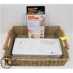 WICKER STYLE STORAGE BASKET W/ A CREATIVE MEMORIES