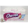 Image 1 : NEW CHARMIN 16 DOUBLE ROLLS OF UNSCENTED TOILET