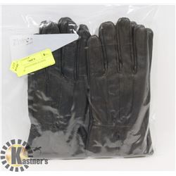 2PK LADIES LEATHER GLOVES MEDIUM.