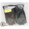 Image 1 : 2PK LADIES LEATHER GLOVES MEDIUM.