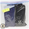 Image 1 : 2PK LADIES LEATHER GLOVES MEDIUM.