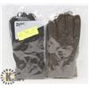 Image 1 : 2PK LADIES LEATHER GLOVES X-LARGE
