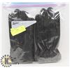 Image 1 : 2PK MENS LEATHER GLOVES SMALL.