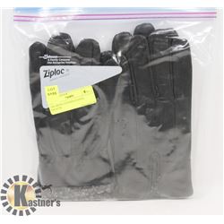 2PK MENS LEATHER GLOVES MEDIUM.