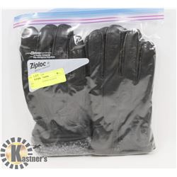 2PK MENS LEATHER GLOVES X-LARGE.