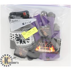 3PK LADIES HEATWAVE GLOVES