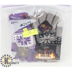 3PK LADIES HEATWAVE GLOVES