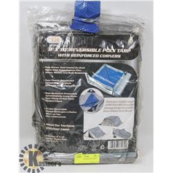 3 NEW POLY REVERSABLE TARPS /
