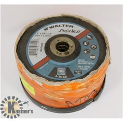 NEW CASE OF 10 WALTER GRINDING DISC'S