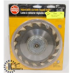BENCH MARK ADJUSTABLE CARBIDE DADO BLADE