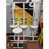 Image 1 : 7 WHITE TALL BAR STOOLS.