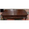 Image 1 : SOLID WOOD OVERSIZED COFFEE TABLE WITH CURVED