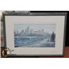 Image 1 : EDMONTON SKYLINE SIGNED NUMBERED PRINT