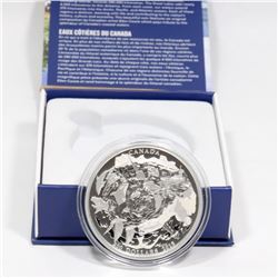 RCM 2015 COASTAL WATERS $200 FINE SILVER COIN.