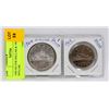 Image 1 : 1966 CANADIAN SILVER DOLLAR & 1968 CANADIAN DOLLAR