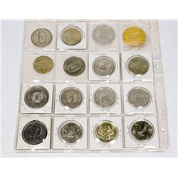 16 SPORTS MEDALLIONS.