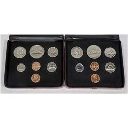 CANADIAN MINT SPECIMEN COIN SETS  1977 1978.
