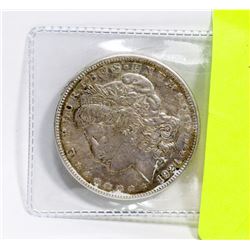 1921 US MORGAN SILVER DOLLAR COIN.