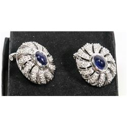 PAIR OF STERLING SILVER EARRINGS