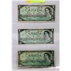 Image 1 : LOT OF THREE 1967 CANADIAN CONFEDERATION BILLS.