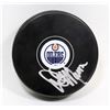 Image 1 : DAVE MANSON SIGNED OILERS PUCK
