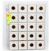 Image 1 : SHEET OF US ONE CENT COINS.