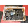 Image 1 : BOX W/ 100+ PCS OF HO SCALE TRACK, POWER SUPPLY