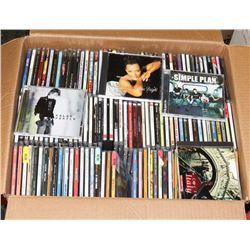 BOX OF 280+ ASSORTED CDS.