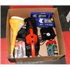 Image 1 : LARGE BOX OF AUTOMOTIVE SUPPLIES INCL.