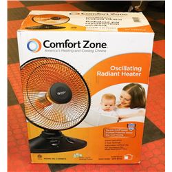 COMFORT ZONE OSCILLATING RADIANT HEATER