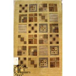 123) CAPRI 9988 BEIGE, 5X8 MODERN CARPET,