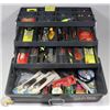 Image 1 : "OLD PAL" 3-TIERED TACKLE BOX FULL OF