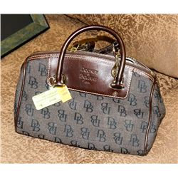DOONEY AND BOURKE AUTHENTIC BROWN AND BLACK PURSE