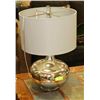 Image 1 : BULBOUS SILVER TABLE LAMP