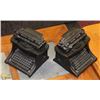 Image 1 : PAIR OF TYPEWRITER BOOKENDS