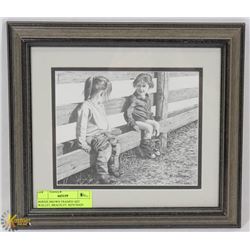 BERNIE BROWN FRAMED ART