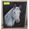 Image 1 : OIL PAINTINGS BY HAY WHITE HORSE 11 X 14 TALL