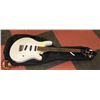 Image 1 : WASHBURN ELECTRIC WHITE GUITAR WITH SOFT CASE.