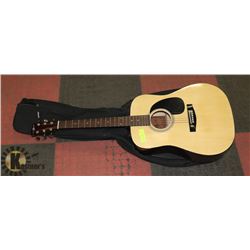 JAY JR MODEL JAYTRD ACOUSTIC NATURAL GUITAR WITH