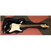 Image 1 : JAY TURSER ELECTRIC BLACK GUITAR WITH SOFT CASE.
