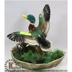 VINTAGE 1950'S CERAMIC DUCK TV LAMP