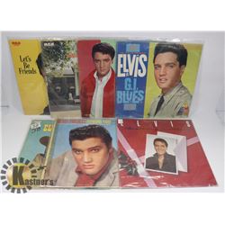 FLAT OF ELVIS RECORDS