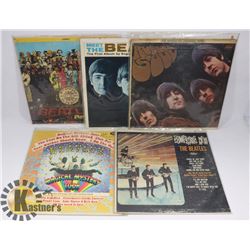 FLAT OF BEATLES RECORDS