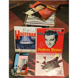 BOX OF ASSORTED RECORDS