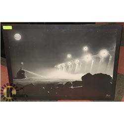 LIGHTED PICTURE, NO CORD INCLUDED.