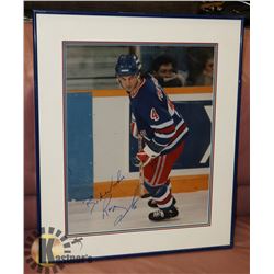 RON GRESCHNER SIGNED FRAMED PICTURE 22X26