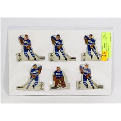 1950'S TORONTO MAPLE LEAFS METAL TEAM SET